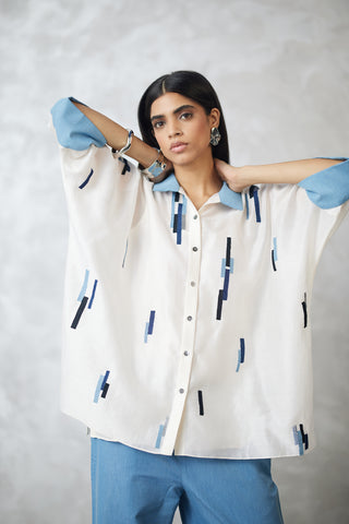 Skyline shirt and denim pants