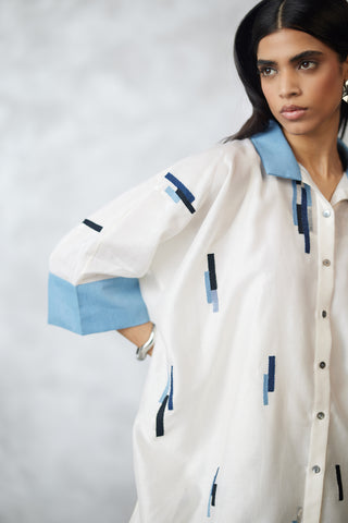Skyline shirt and denim pants