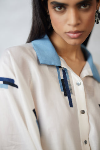 Skyline shirt and denim pants