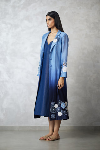 Nova applique cutwork ombre jacket and dress