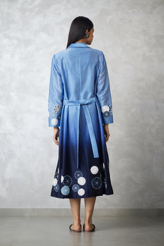 Nova applique cutwork ombre jacket and dress