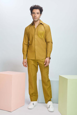 Savannah Linen Shirt And Pants by Nirmooha Men available on Indiaspopup.com