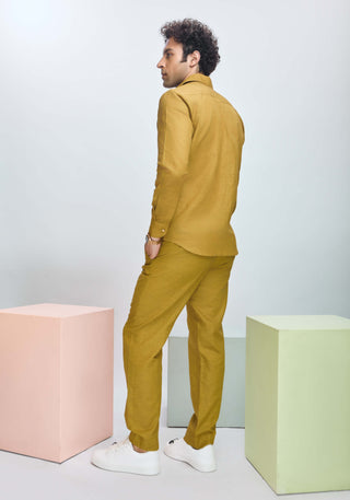 Savannah Linen Shirt And Pants by Nirmooha Men available on Indiaspopup.com