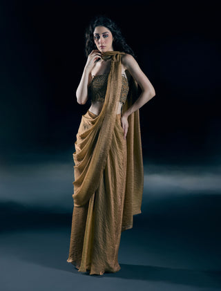 Helia pre-draped sari set 3XL Helia pre-draped sari set 3XL