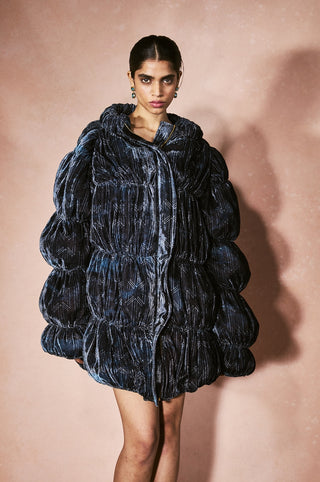 Midnight eclipse dress with jacket