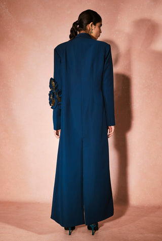 Midnight blue trench set