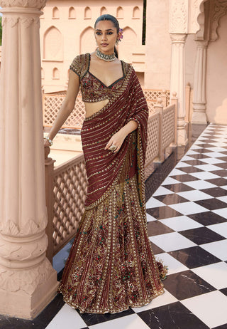 Coffee kanak padma sari lehenga