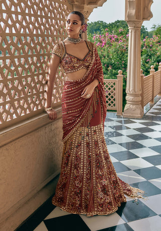 Coffee kanak padma sari lehenga