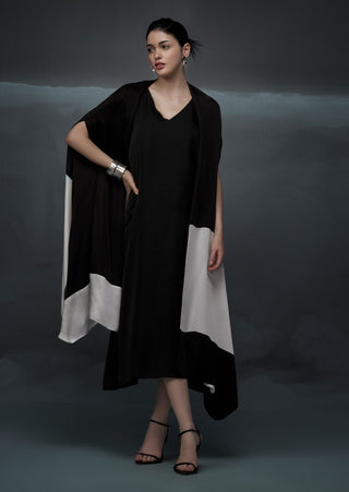 Black white rothko jacket and dress