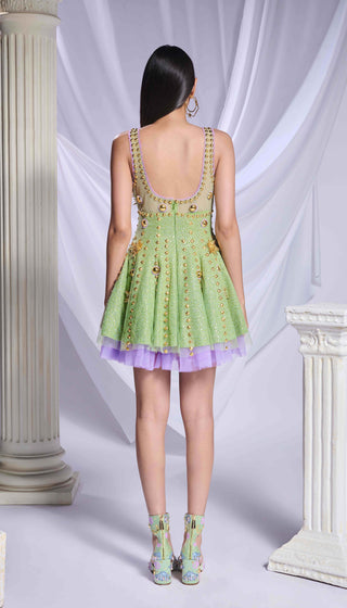 Nebula Nightfall Baby Doll Dress by Papa Don'T Preach By Shubhika, available on Indiaspopup.com