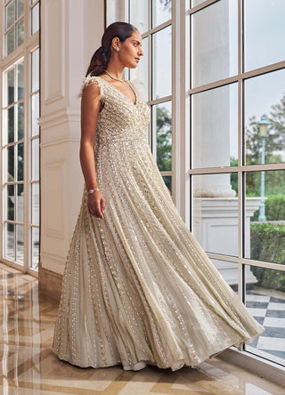 Glee gray gown