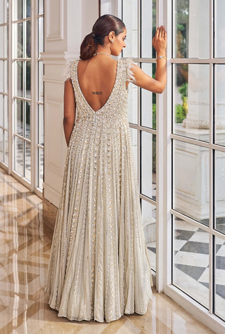 Glee gray gown