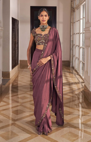 Bahaar sari with blouse