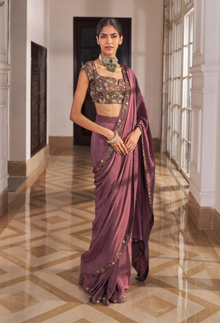 Bahaar sari with blouse