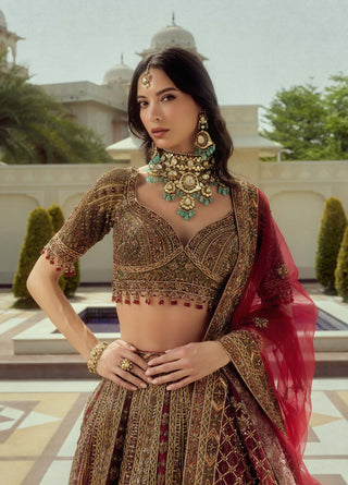 Noor mahal lehenga set