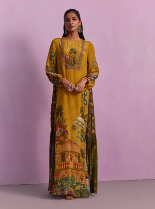 Naisa Mustard Tunic by Kalista available on Indiaspopup.com