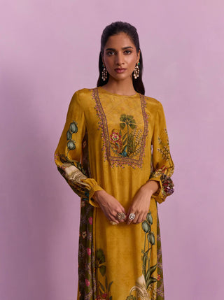 Naisa Mustard Tunic by Kalista available on Indiaspopup.com