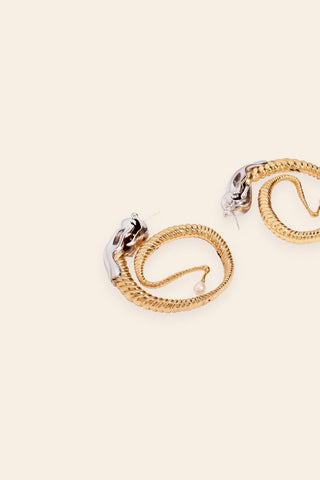 Seris concentric hoop earrings