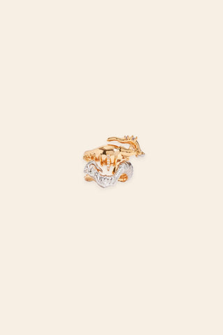 Seanymph dual tone arc ring