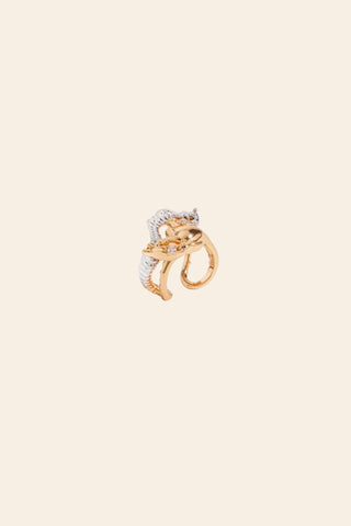 Seanymph dual tone arc ring