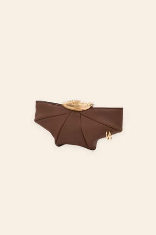 Koko mocha brown klutch