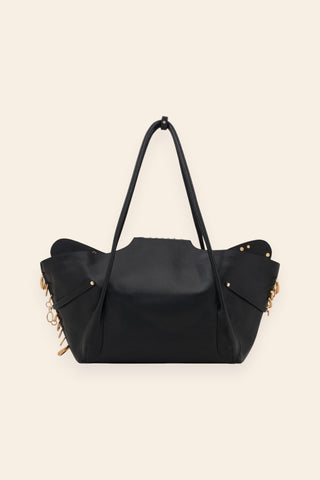 Black rebel tote bag