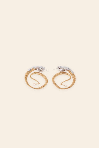 Seris concentric hoop earrings