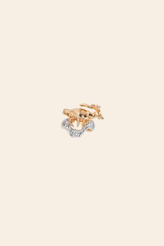 Seanymph dual tone arc ring