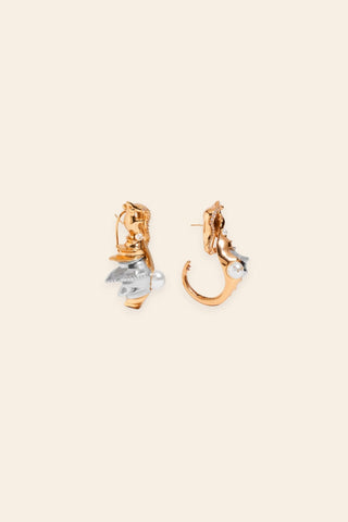 Seanymph arc hoop earrings