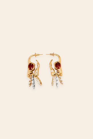 Koko sigil crimson earrings
