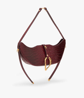Croco print boss swing bag