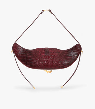 Croco print boss swing bag