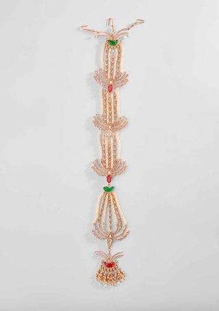 Outhouse-Rose Gold Faena Couture Hair Accessory-INDIASPOPUP.COM