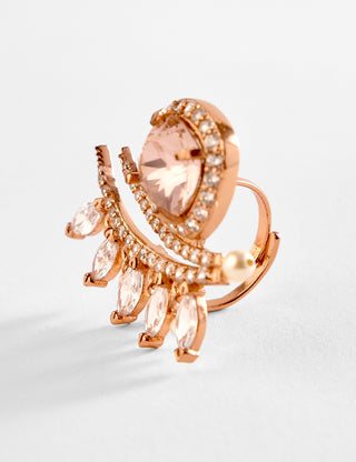 Outhouse-Rose Gold Seine Ring-INDIASPOPUP.COM