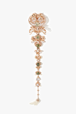 Majestic leopard couture hair accessory