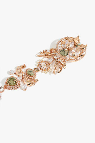 Majestic leopard couture hair accessory