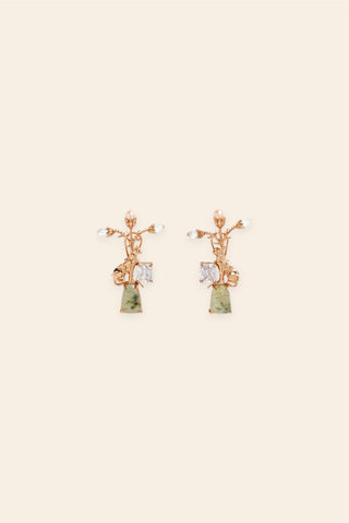 La leopard imperial earrings