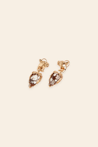Temptress leopard earrings