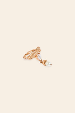 Leopard feral crest ring