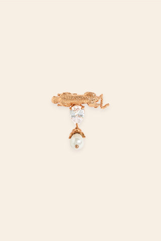 Leopard feral crest ring