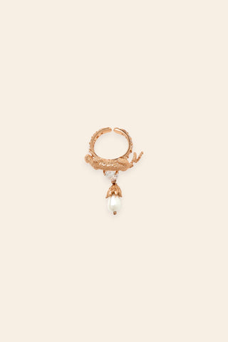 Leopard feral crest ring