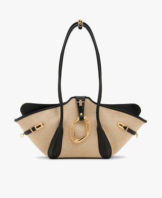 Jute boss midi tote