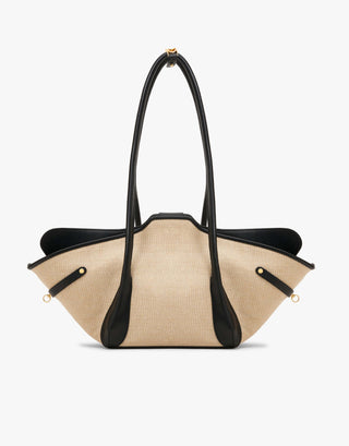 Jute boss midi tote