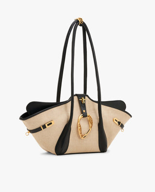Jute boss midi tote
