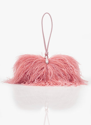 Ostrich Pink Scarlet Midi Bag by Outhouse available on Indiaspopup.com