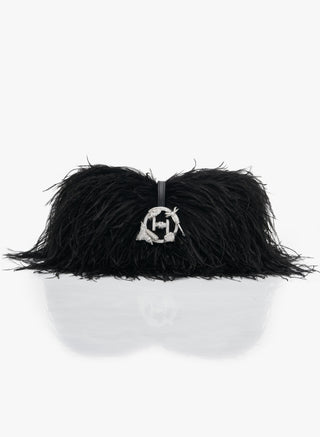 Caviar Black Scarlet Midi Bag by Outhouse available on Indiaspopup.com