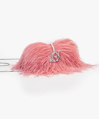 Ostrich Pink Scarlet Midi Bag by Outhouse available on Indiaspopup.com
