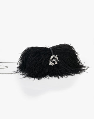 Caviar Black Scarlet Midi Bag by Outhouse available on Indiaspopup.com