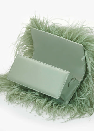 Jade Green Scarlet Midi Bag by Outhouse available on Indiaspopup.com
