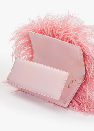 Ostrich Pink Scarlet Midi Bag by Outhouse available on Indiaspopup.com